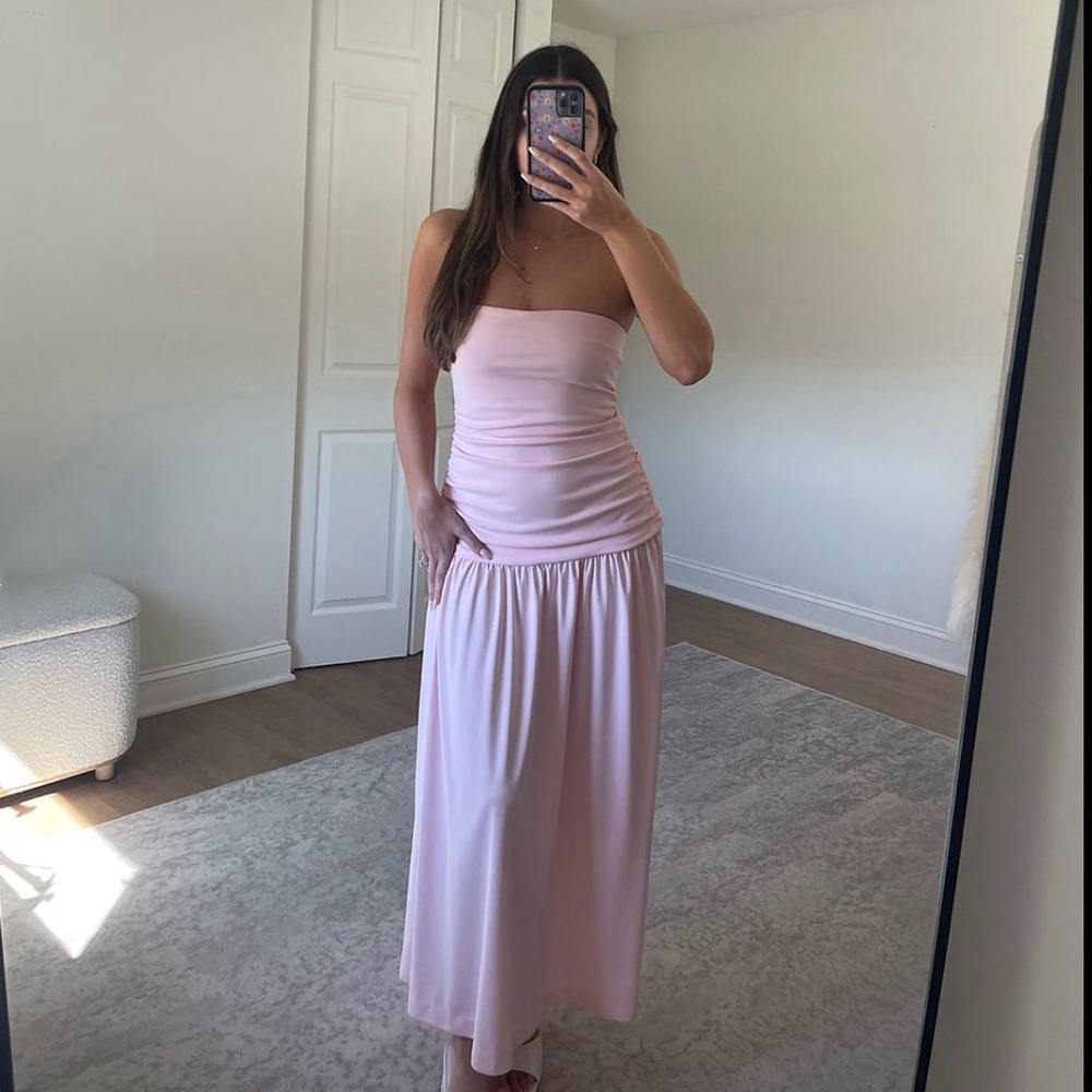 ZARA MIDI DRESS STRAPLESS